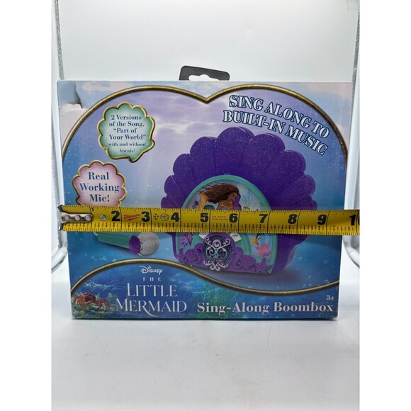 Disney The Little Mermaid Live Sing Along Boombox Real Mic Built-In Music - Picture 7 of 7
